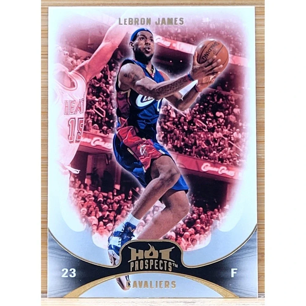 2008-09 FLEER HOT PROSPECTS LEBRON JAMES #43 CAVS LAKERS‎